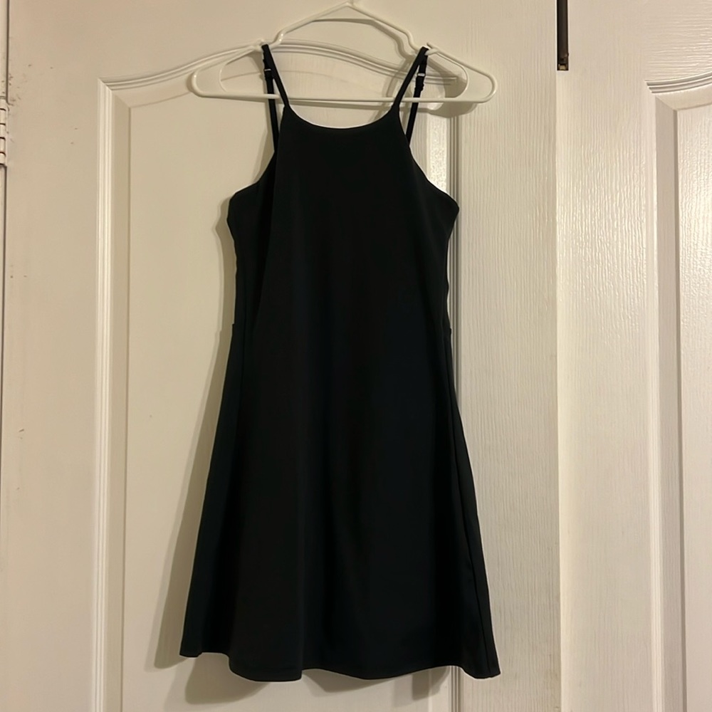 NWT black Girlfriend collective Naomi workout dress
